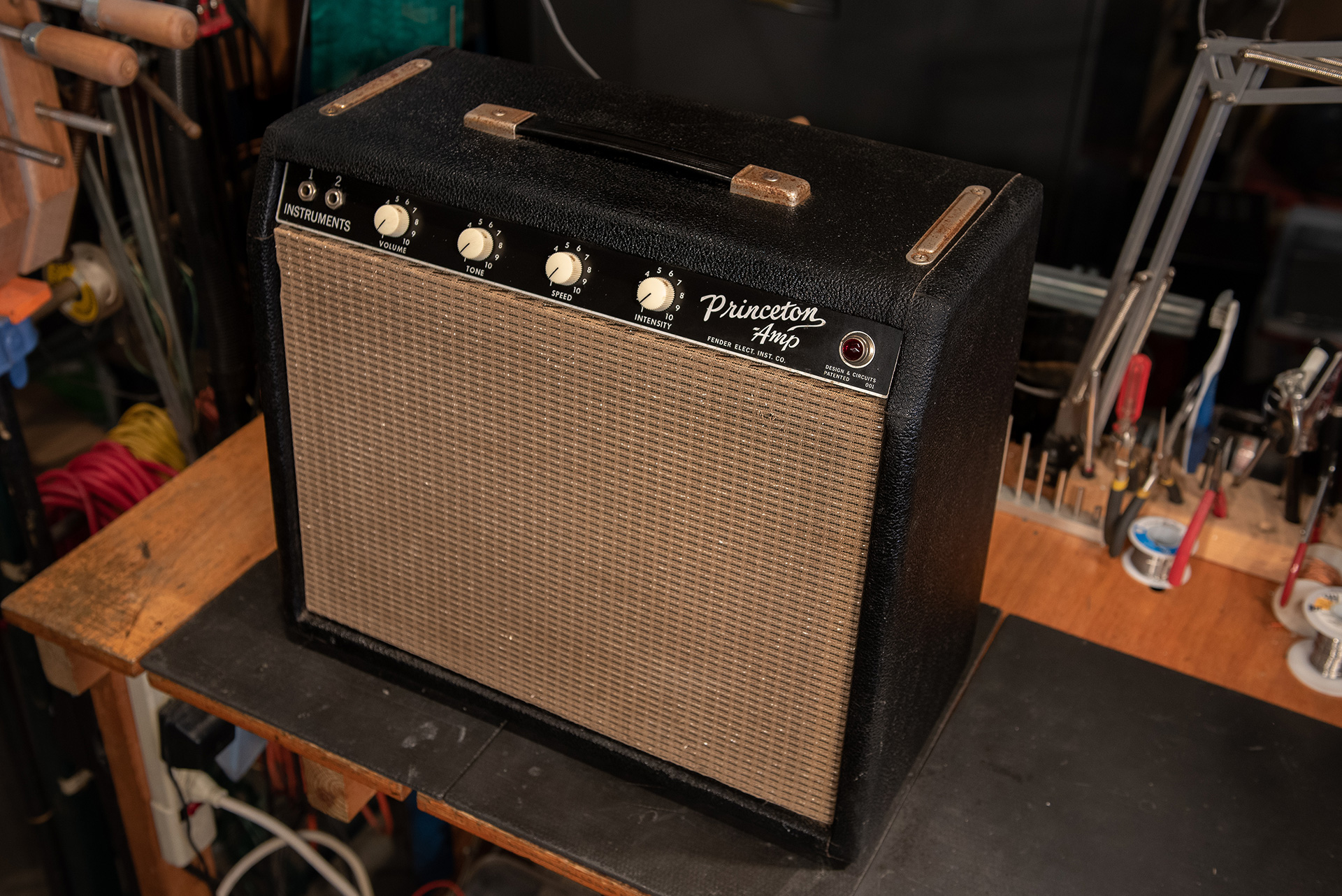 Fender Princeton - After cleaning with Cranky's Amp Spray